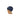 Elegant Navy Turban Hat With A Metallic Blue Snake Print Twist Wrap
