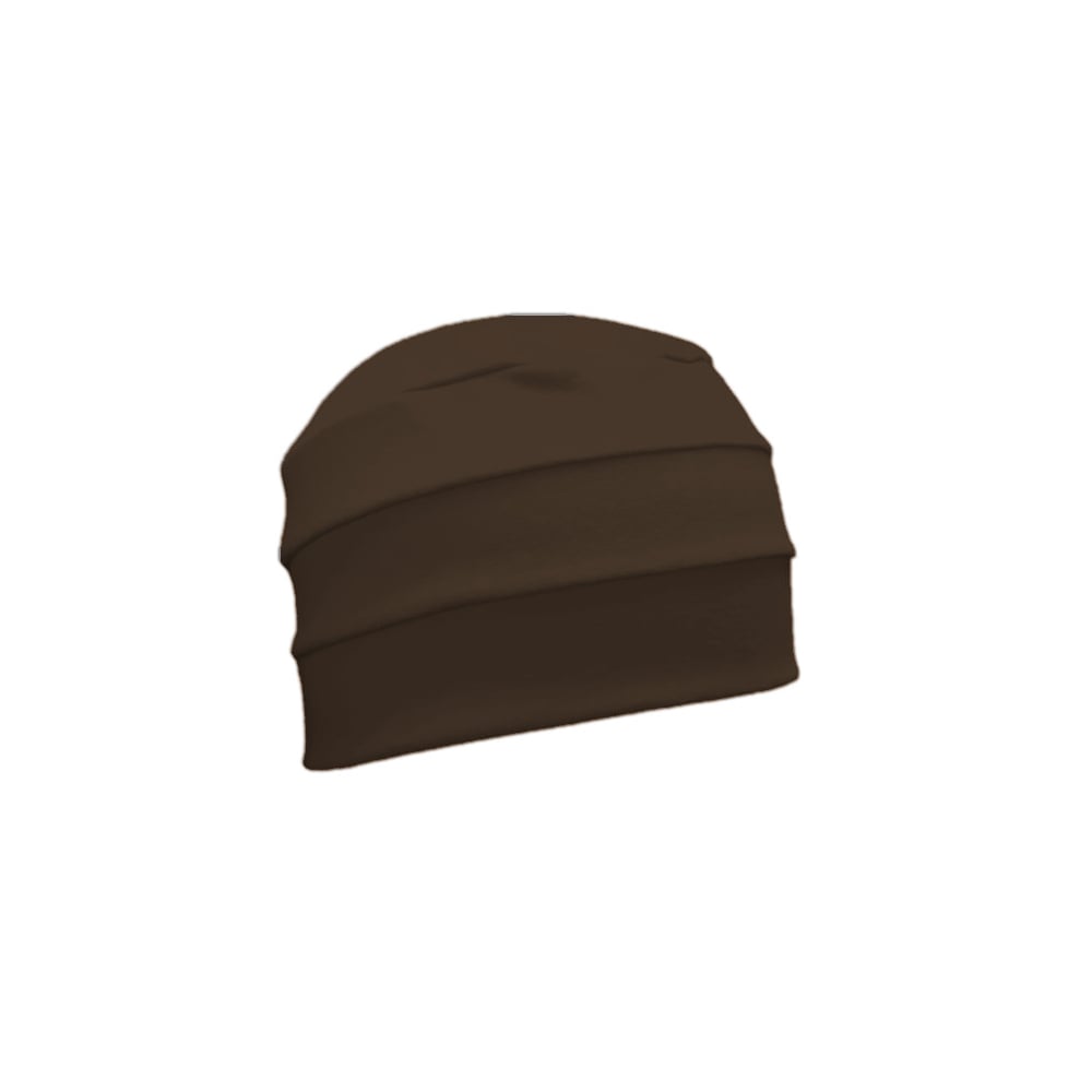 Brown 3 Seam Hat/Turban In 100% Cotton Jersey