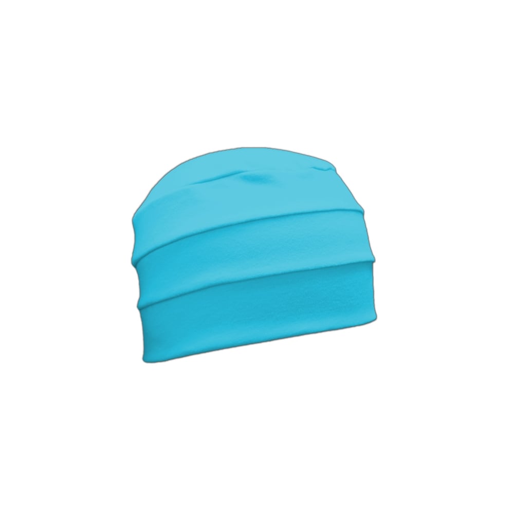 Turquoise 3 Seam Hat/Turban In 100% Cotton Jersey