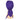 Plain Purple Large Tie Bandana 100% Cotton