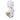 Petite Monaco Flower On White Jersey 3 Seams Padded Bandana