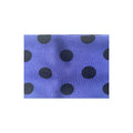 Black Polka Dot on Purple Jersey Extra Wide 10cm Headband